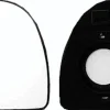 Miroir Glace rétroviseur droit pour PEUGEOT BOXER I phase 2, 2002-2006, verre supérieur, à clipser