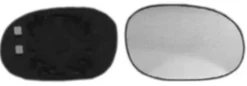 Miroir Glace rétroviseur droit pour CITROËN C3 I phase 2, 2005-2009, à clipser, Neuf