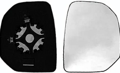 Miroir Glace rétroviseur droit pour PEUGEOT PARTNER II phase 1, 2008-2012, à clipser, Neuf