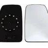 Miroir Glace rétroviseur droit pour NISSAN INTERSTAR ph.2, depuis 2003, verre supérieur, dégivrant