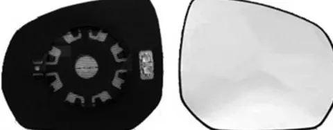 Miroir Glace rétroviseur droit pour CITROËN C4 GRAND PICASSO I, 2010-2013, dégivrant, à clipser