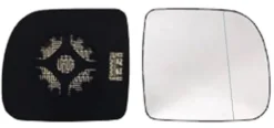 Miroir Glace rétroviseur droit pour RENAULT KANGOO I phase 1, 1997-2001, asphérique, à clipser