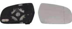 Miroir Glace rétroviseur droit pour AUDI A3 II ph.3 (3 portes) 2010-2012, dégivrant, à clipser