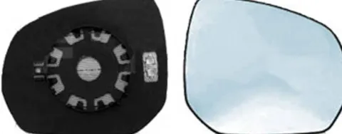 Miroir Glace rétroviseur droit pour CITROËN C4 PICASSO I ph.1, 2007-2010, bleu, dégivrant, à clipser