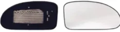 Miroir Glace rétroviseur droit pour FORD FOCUS I phase 2, 2001-2004, dégivrant, clips rectangulaire