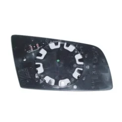 Miroir glace rétroviseur extérieur gauche pour BMW Serie 5 E60-E61, 2003-2007, dégivrant, bleu, neuf