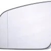 Miroir Glace rétroviseur gauche pour MERCEDES (W204) CLASSE C ph. 1 2007-2011, dégivrant, asphérique, Neuf