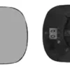 Miroir Glace rétroviseur gauche pour RENAULT SCENIC I phase 2, 1999-2003, dégivrant, à clipser