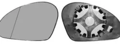 Miroir Glace rétroviseur gauche pour SEAT IBIZA III phase 2, 2006-2008, asphérique, à clipser, Neuf