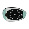 Miroir Glace rétroviseur gauche pour FIAT 500 phase 1, 2007-2015, à clipser, Neuf