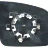 Miroir Glace rétroviseur gauche pour MERCEDES VITO II ph.2 (W639) 2010-2014, asphérique, à clipser