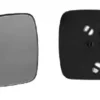 Miroir Glace rétroviseur gauche pour OPEL CORSA C phase 1, 2000-2003,aspherique/chromèe, Neuf
