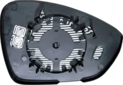 Miroir Glace rétroviseur gauche pour CITROËN C4 II phase 2, 2015-2018, dégivrant, asphérique, à clipser, Neuf