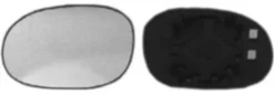Miroir Glace rétroviseur gauche pour PEUGEOT 206 ph.1, 1998-2003, à clipser, Neuf