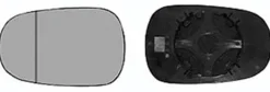 Miroir Glace rétroviseur gauche pour RENAULT CLIO II phase 1, 1998-2001, asphérique, à clipser