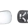 Miroir Glace rétroviseur gauche pour RENAULT CLIO II ph.2 2001-2005 dégivrant, asphérique, à clipser