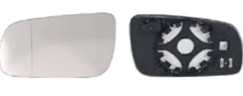 Miroir Glace rétroviseur gauche pour SKODA FABIA I ph. 1 2000-2004, dégivrant, asphérique, Grand