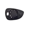 Miroir Glace rétroviseur gauche FORD FIESTA VI phase 2 , 2013-2016, dégivrant asphérique à clipser