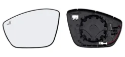 Miroir Glace rétroviseur gauche pour PEUGEOT 208 phase 1, 2012-2015, Système BLIS, dégivrant, à clipser, Neuf