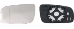 Miroir Glace rétroviseur gauche pour SKODA FABIA I ph. 2 2004-2007, dégivrant, asphérique, Grand