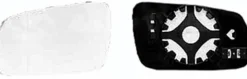 Miroir Glace rétroviseur gauche pour SEAT LEON I, asphérique, 2002-2005, Neuf