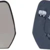 Miroir Glace rétroviseur gauche pour NISSAN MICRA IV (K13) ph.2, 2013-2018, dégivrant, à clipser