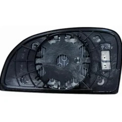 Miroir Glace rétroviseur gauche pour HYUNDAI GETZ phase 1 2002-2005, convexe, dégivrant, chromé, Neuf