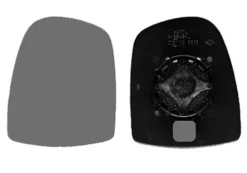 Miroir Glace rétroviseur gauche pour NISSAN PRIMASTAR phase 2, 2006-2016 verre supérieur, à clipser