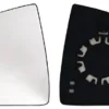 Miroir Glace rétroviseur gauche pour FIAT DOBLO II phase 1, 2010-2015, à clipser, Neuf