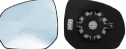 Miroir Glace rétroviseur gauche pour CITROËN C3 PICASSO ph.2, 2012-2017, bleu, dégivrant, à clipser