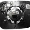 Miroir Glace rétroviseur gauche pour JEEP RENEGADE phase 1, 2014-2018, dégivrant, asphérique