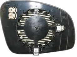 Miroir Glace rétroviseur gauche pour SKODA FABIA II ph. 1 2007-2010, dégivrant, asphérique, Grand