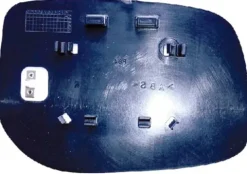 Miroir Glace rétroviseur gauche pour TOYOTA YARIS II phase 2, 2009-2011, dégivrant, clips rond, Mod. EUROPE, Neuf