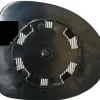 Miroir Glace rétroviseur gauche pour RENAULT TWINGO II phase 1, 2007-2011, asphérique, à clipser