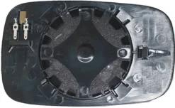 Miroir Glace rétroviseur gauche pour RENAULT SCENIC II ph.2 2006-2009 dégivrant asphérique à clipser