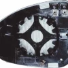 Miroir Glace rétroviseur gauche pour VOLKSWAGEN TOUAREG II 2010-2014, dégivrant, bleu, Neuf