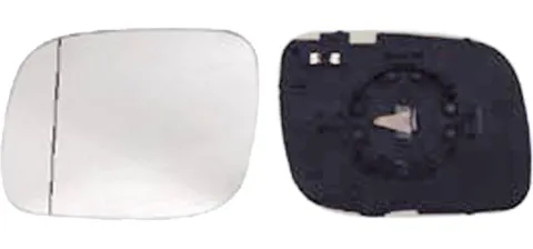 Miroir Glace rétroviseur gauche pour VOLKSWAGEN TOUAREG I ph. 1 2002-2006, dégivrant, asphérique