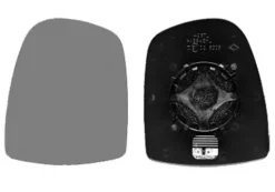 Miroir Glace rétroviseur gauche pour OPEL VIVARO I phase 1, 2001-2006, verre supérieur, dégivrant