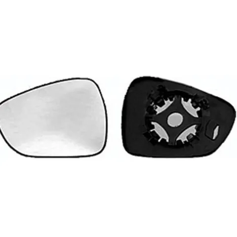 Miroir Glace rétroviseur gauche pour PEUGEOT 508 I phase 2, 2014-2018, dégivrant, à clipser, Neuf