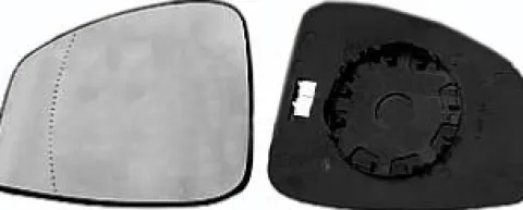 Miroir Glace rétroviseur gauche pour RENAULT SCENIC/X-MOD 2012-2013, dégivrant, asphérique, Neuf