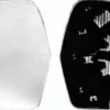 Miroir Glace rétroviseur gauche pour AUDI A3 II ph.2 SPORTBACK 2008-2010, dégivrant, asphérique