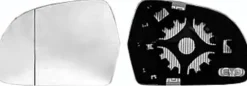 Miroir Glace rétroviseur gauche pour AUDI A3 II ph.2 SPORTBACK 2008-2010, dégivrant, asphérique