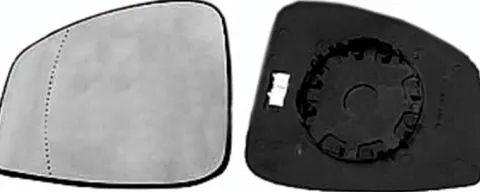Miroir Glace rétroviseur gauche RENAULT SCENIC III phase 3, 2013-2016 dégivrant asphérique à clipser