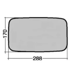 Miroir Glace rétroviseur gauche ou droit pour NISSAN CABSTAR 1998-2005, Neuf