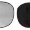 Miroir Glace rétroviseur gauche pour PEUGEOT 206 ph.2, 2003-2009, à clipser, Neuf
