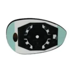 Miroir Glace rétroviseur gauche pour FIAT PUNTO EVO, 2009-2011, à clipser, Neuf