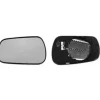 Miroir Glace rétroviseur gauche pour FORD FIESTA V phase 1, 2002-2005, (rond), dégivrant, à clipser