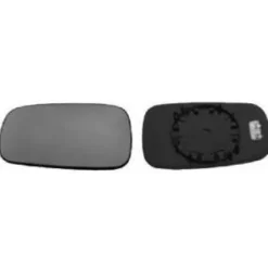 Miroir Glace rétroviseur gauche pour RENAULT CLIO 3 phase 1 de 2005 à 2009, dégivrant, asphérique