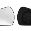Miroir Glace rétroviseur gauche pour PEUGEOT 207 CC ph.1, 2007-2009 dégivrant, asphérique, à clipser