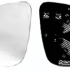 Miroir Glace rétroviseur gauche pour VOLKSWAGEN GOLF VI 2008-2012, dégivrant, asphérique, à clipser